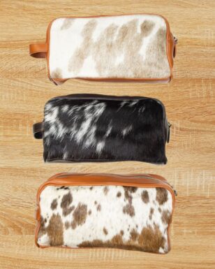 Large Cowhide Toiletry
