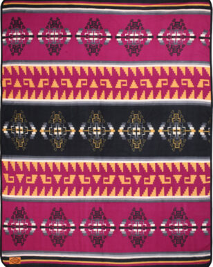 60" X 80" Fleece Lodge Blanket #10A