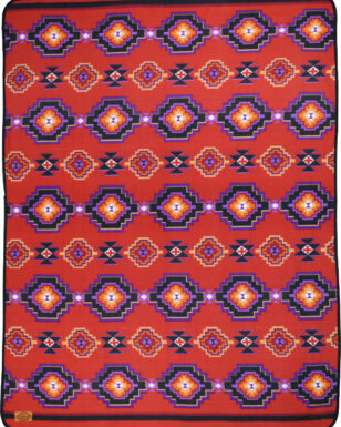 60" X 80" Fleece Lodge Blanket #28D