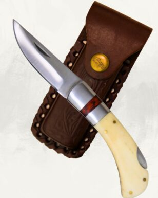 Single Bolster Lookback Folding Knife