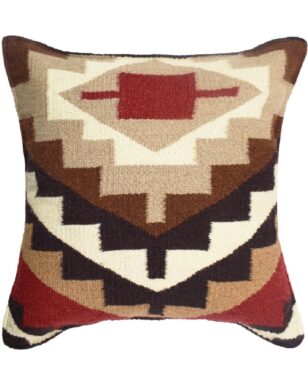 Wool Desert Trail Pillow Cover, Design #12