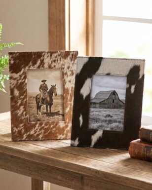 Cowhide Photo Frame