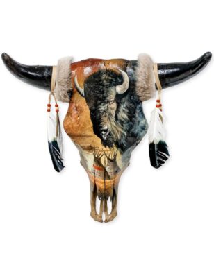 Southwest-Style Cow Skull, Buffalo