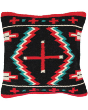 Wool Maya Modern Pillow Cover, Design #1