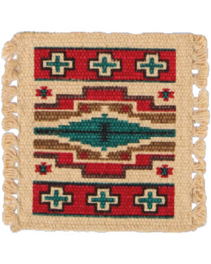 6pk Cotton Stencil Coasters-Southwest <br>Design 156