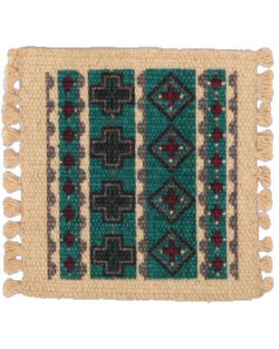 6pk Cotton Stencil Coaster-Southwest <br> Design 164