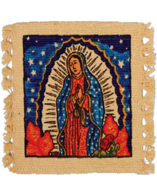 6pk Cotton Stencil Coasters Madonna Design 176
