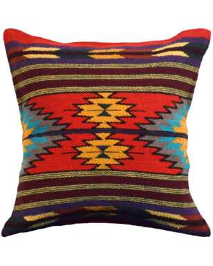 Handwoven Cotton Azteca Pillow Cover, Design #2 & 9