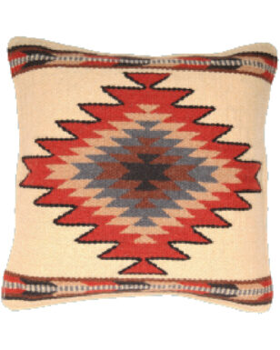 Wool Maya Modern Pillow Cover, Design #3