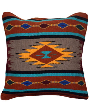 Handwoven Cotton Azteca Pillow Cover, Design #6 & 10