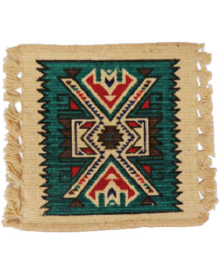 6pk Cotton Stencil Coasters Southwest  <br>Design 684a