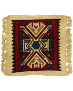 6pk Cotton Stencil Coasters-Southwest <br>Design #684C