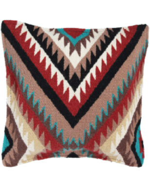 Wool Desert Trail Pillow Cover, Design #8