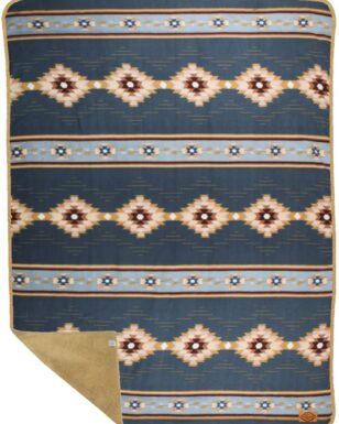 Sherpa-Lined Lodge Blankets, Design #38