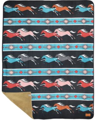 Sherpa-Lined Lodge Blankets, Design #24