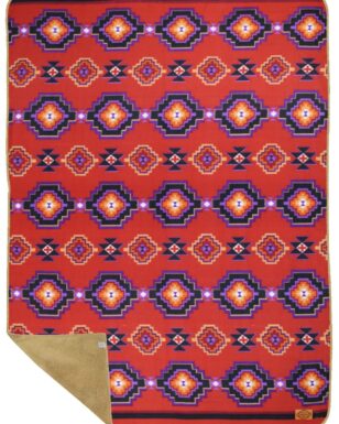 Sherpa-Lined Lodge Blankets, Design #28D