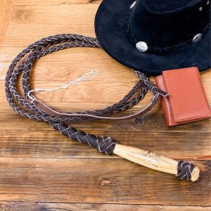 6 Pack Genuine Leather 8' Bull Whips! - Image 4