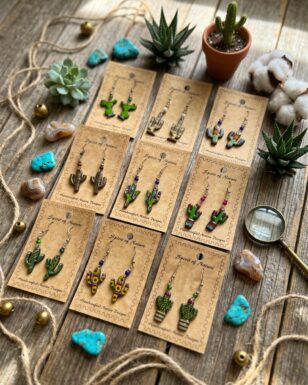 Cactus Earrings