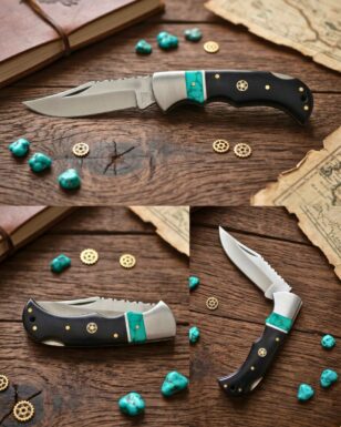 Horn & Turquoise Knife