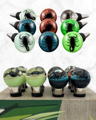 Black Scorpion Wine Stopper