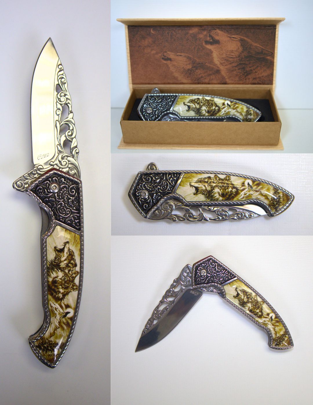 Wolf Gift Boxed Knife - Image 2