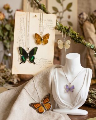 Real Butterfly Necklace