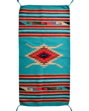 Southwest Pattern Wool Rug 110A