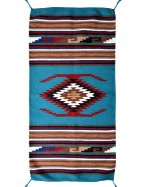Southwest Pattern Wool Rug 112F