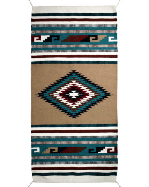 Southwest Pattern Wool Rug 117L