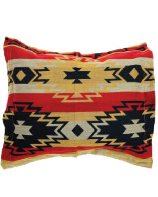 PILLOW SHAM  7006 - Red, Tan