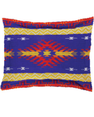 PILLOW SHAM 7034 - Blue, Red