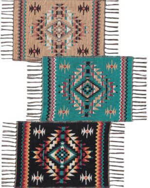 Cotton Accent Table Mats, #1, #4, #7
