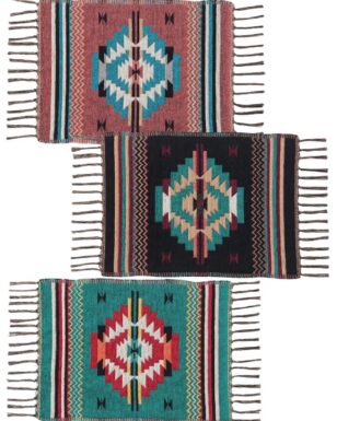Cotton Accent Table Mats, #2, #5, #8