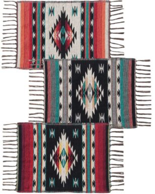 Cotton Accent Table Mats, #3, #6, #9
