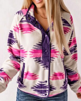 Fleece Buttoned Pullover 6