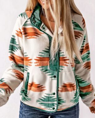 Fleece Buttoned Pullover 3